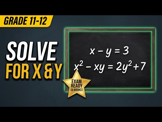 Algebra: Simultaneous Equations Part 2
