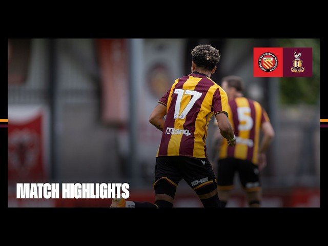 MATCH HIGHLIGHTS: FC United of Manchester v Bradford City