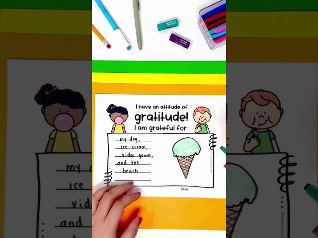 Turn Icky Sticky Thoughts Into Grateful Ones 🍬💛 #CBTActivitiesForKids #GratitudeGame