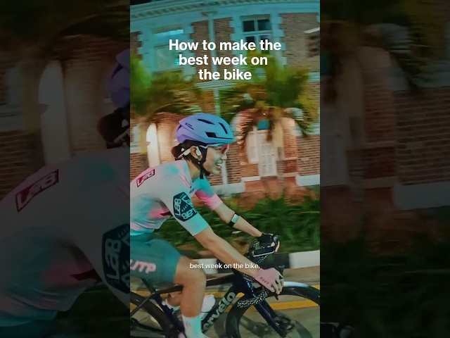 How to have the BEST cycling week #shorts #cycling #cyclingvlog