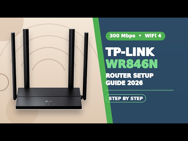 How to Setup TP-Link WR846N Router - Step by Step (Easy Method)