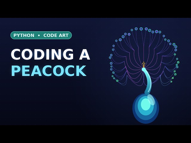 How to make peacock in python - Easy tutorial - Code with Maham✨