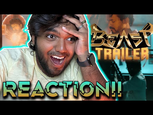 Beast - Official Trailer | REACTION!! |Thalapathy Vijay | Sun Pictures | Nelson | Anirudh | Pooja