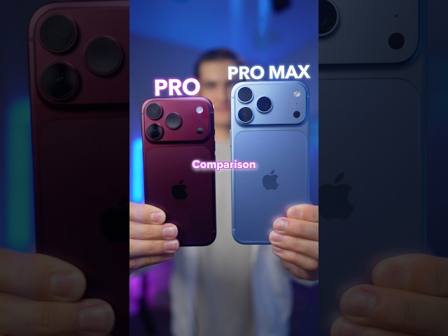 iPhone 18 Pro vs Pro MAX🤔#iphone18pro