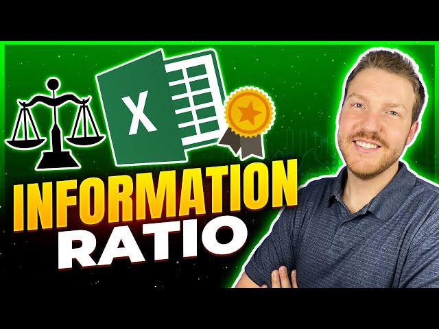 Mastering the Information Ratio & Tracking Error in Excel