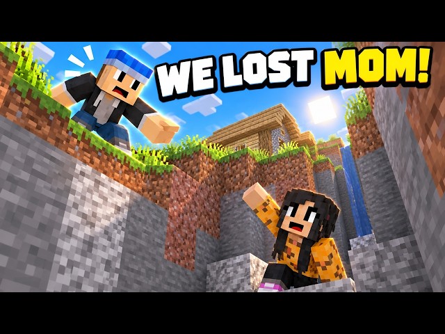 We Found a Village… Then Lost Mom! | Minecraft S8 Ep. 2