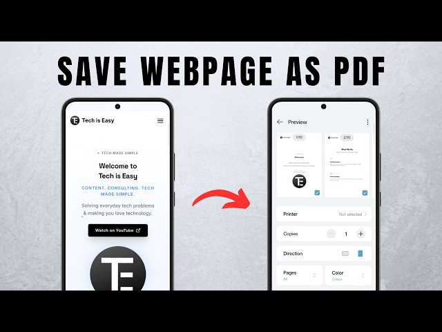 How To Save Web Page as PDF