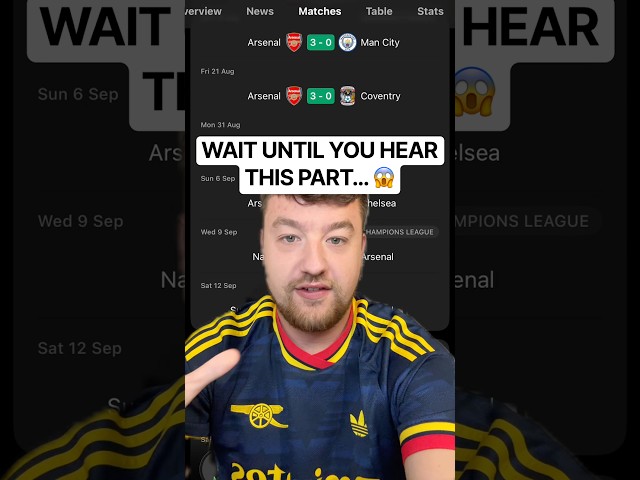 Arsenal’s INCREDIBLE Premier League form… 9 wins in a row! 🤯