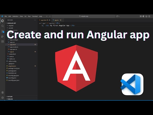 #02 How to create and run your first Angular Project in VS Code [2026] | Angular 21