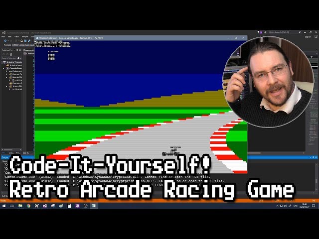 Code-It-Yourself! Retro Arcade Racing Game - Programming from Scratch (Quick and Simple C++)