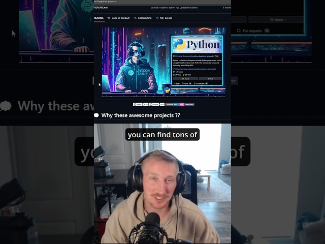 Free Beginner Python Projects 😎 #code #coding #tech #learntocode