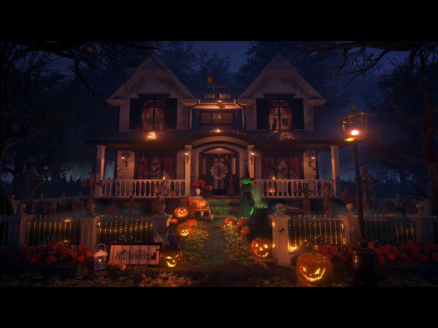 🎃 Halloween Nights Ambient TV 24/7 | No AI / Ads | Witch cottages, Haunted Houses & Spooky Castles