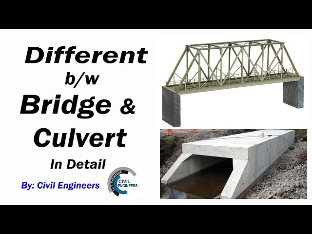 Different Between bridge and culvert