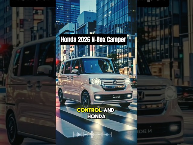 Honda unveils the 2026 N-Box Camper #hunda-nbox
