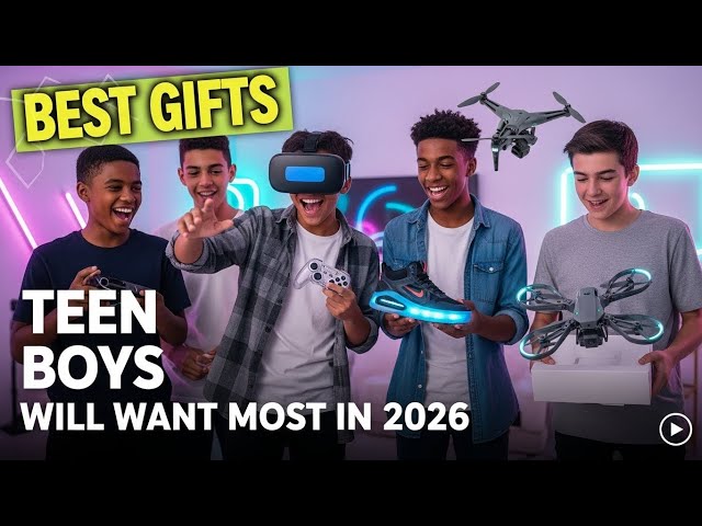 30 Best Gifts for Teen Boys 2026 | Cool & Trending Picks They’ll Actually Want