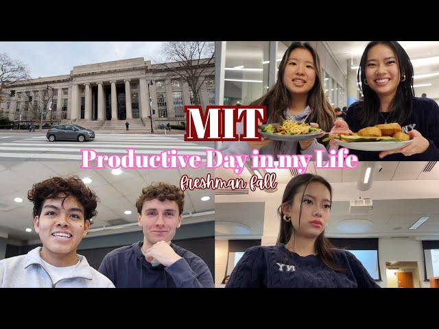 PRODUCTIVE DAY IN MY LIFE AT MIT | classes, studying, friends, mit life