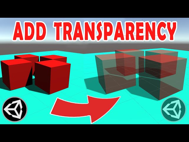 Make Object Transparent in Unity 2022! | 1 Minute Tutorial