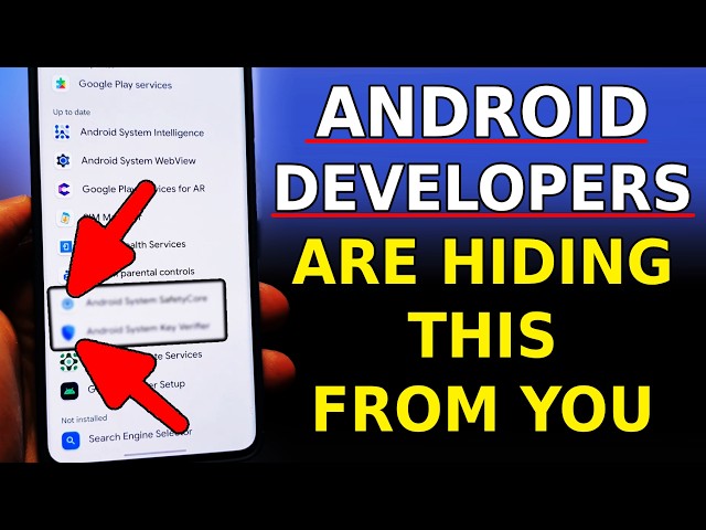 Uninstall These 2 Hidden Apps on Android! Developers Don't Want You to Know This