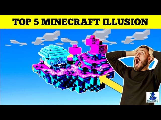 Best Minecraft Optical Illusions || Part 2 || Minecraft Video || Amjgamerz || Smarty pie die !