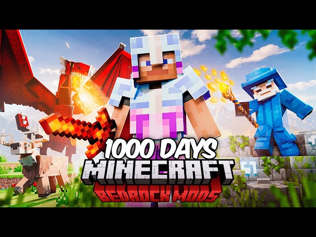 1,000 Days with Mods in Minecraft Bedrock