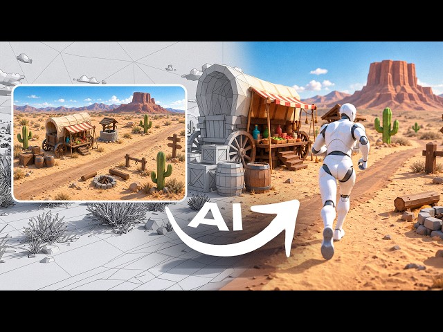New AI Turns One Image Into an Editable 3D Scene - Rodin WorldGen