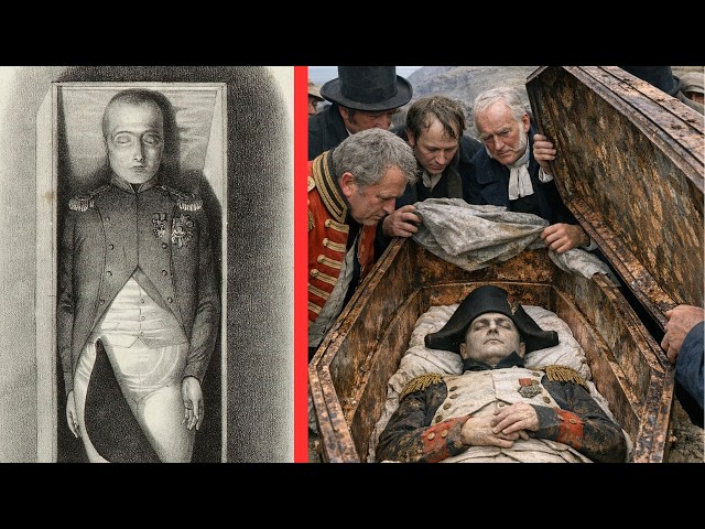 Inside The Open Coffin Of Napoleon Bonaparte