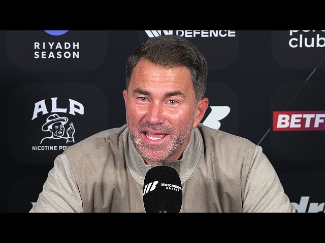 Eddie Hearn says Dana White IS COOKED - Not 'producing' Fury vs AJ or involved in fight!