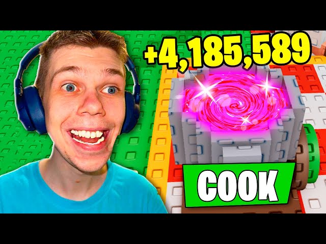 Cooking in Grow a Garden Roblox!