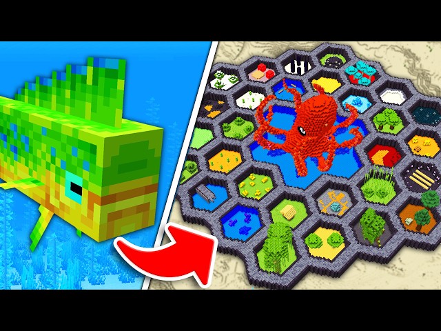 I Built an AQUARIUM for REAL LIFE Animals in Minecraft