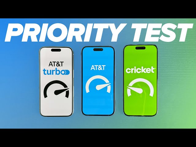 ULTIMATE AT&T Priority Test (AT&T Turbo vs. AT&T vs. Cricket)
