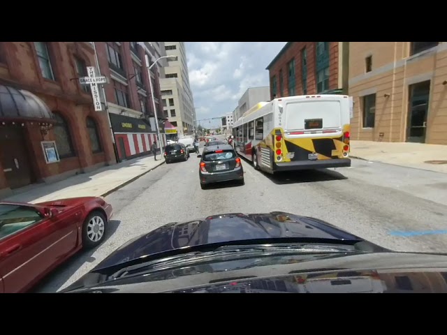 Driving through Baltimore in VR #vr #baltimore