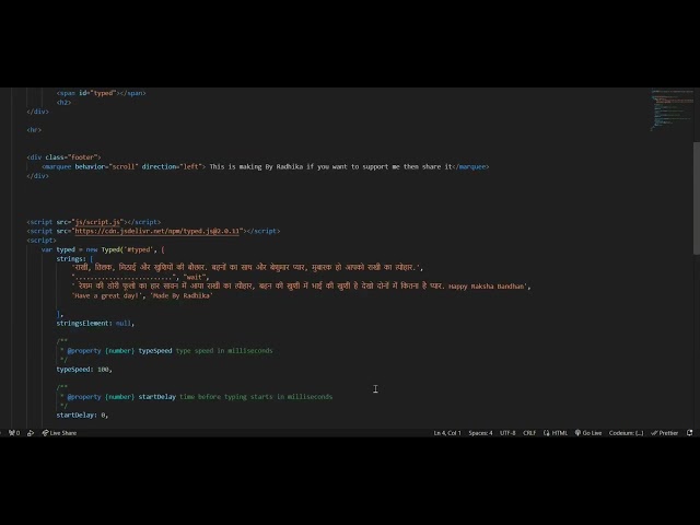 How to create Raksha Bandhan website using HTML, CSS, Animation | HAPPY RAKSHA BANDHAN