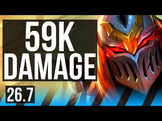 ZED vs LUX (MID) | Good KDA: 16/1/9, 59K damage | EUW Challenger | 26.7