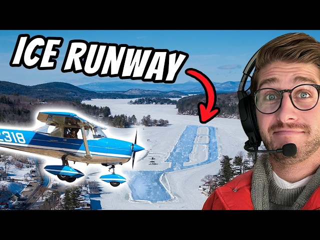 I flew to the ONLY certified ICE AIRPORT in America!