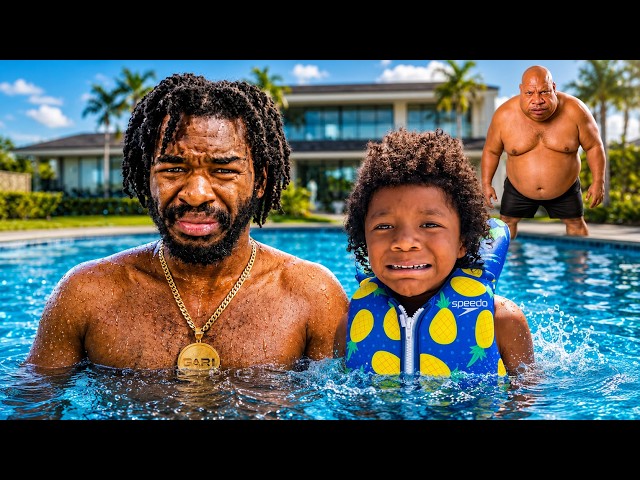 CREEPY STALKER FOLLOWED US TO THE POOL IN REAL LIFE LifeTogether 🏠 RP | Roblox