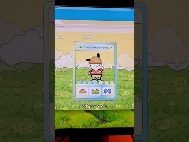 I coded a dress-up game! #coding #gamedev #codingtutorial #devlog #pov