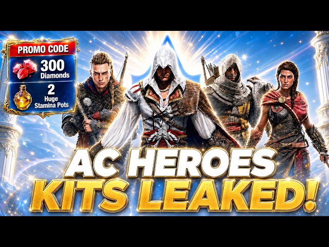 Ezio, Eivor, Bayek & Kassandra Kits LEAKED - PROMO CODE! | Watcher of Realms