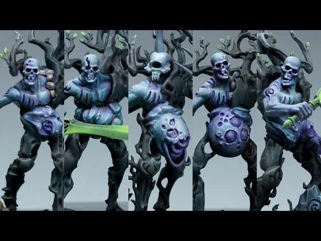 Kitbashing a Nurgle Corrupted Sylvaneth Army - Part 1 : Tree Revenants