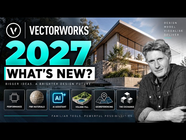 Vectorworks 2027 is HERE! 🚀 Top New Features You Need to See!