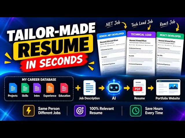 I Built an AI System That Creates a Tailor-Made Resume for Any Job in Seconds