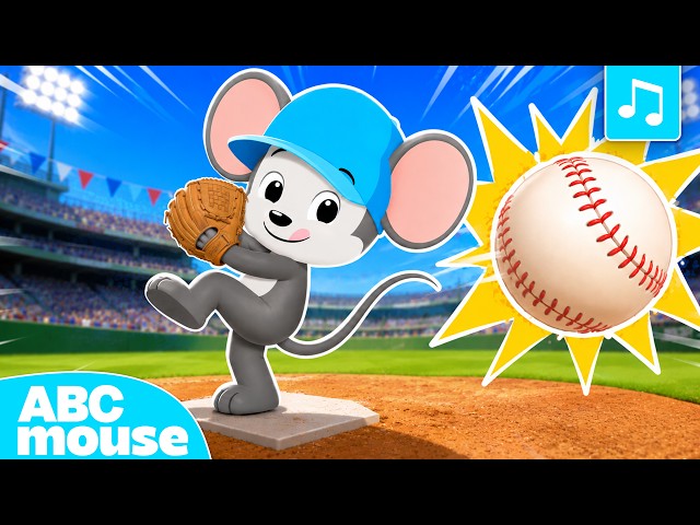 ⚾ Keep Swinging 🎵 | ABCmouse Baseball Song for Kids | Never Give Up! 💪
