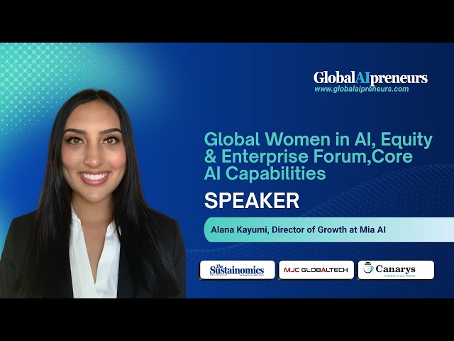 GlobalAIpreneurs: Alana Kayumi, Director of Growth at Mia AI