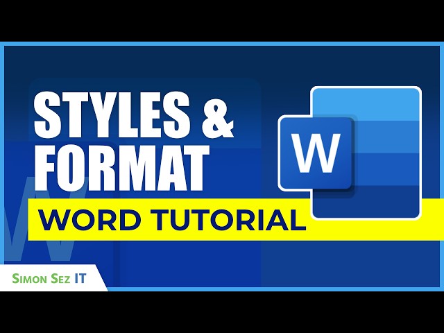 How to Use Styles in Microsoft Word
