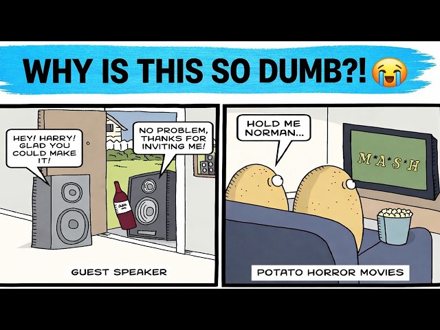 Absurd Situations & Silly Humor Comics 🤪 | Hilarious Cartoon Fails That Will Make You Laugh!
