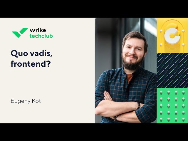 Quo vadis, frontend – Evgeny Kot (ConfrontJS 2022)