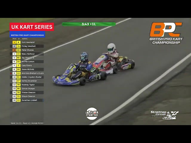 British Pro Kart Championship - Grp B Final - Round 2 Shenington