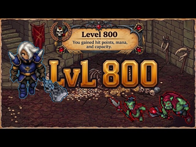 The Cost of Leveling a Knight to Lvl 800 in Tibia