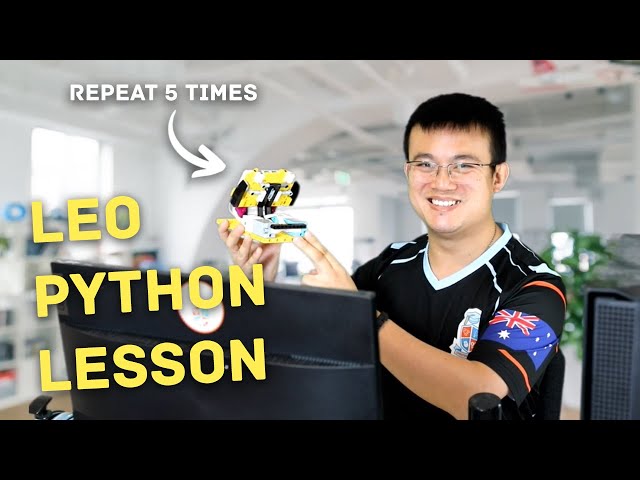 SPIKE Prime "Leo The Trainer" Python Lesson. SPIKE Prime / Units / Life Hacks / Repeat 5 Times