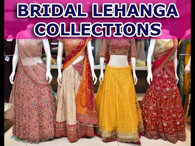 Bridal crop top Lehenga's at She needs Sarees and Ready-mades