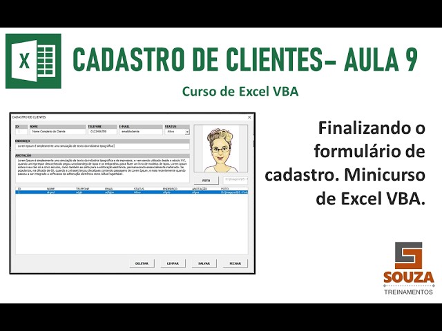Como Criar um Botão para Abrir Formulário VBA no Excel (Aula 9)